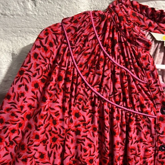 EUC BODEN Button Down Floral Blouse - Picture 6 of 9